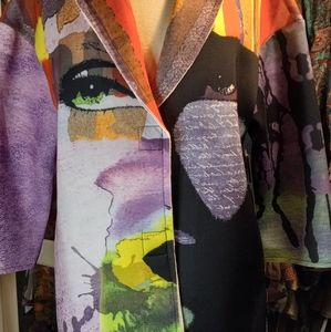 Colorful graphic jacket